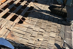 wood shingle tiles